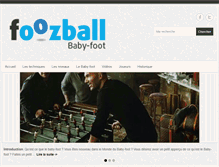 Tablet Screenshot of foozball.org